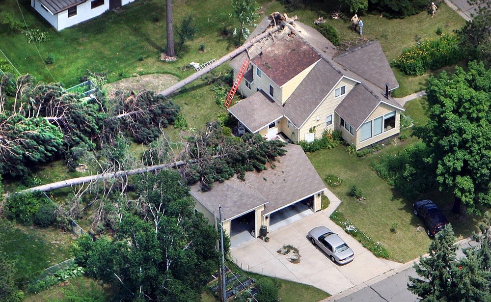 Storm damage in Grand Rapids