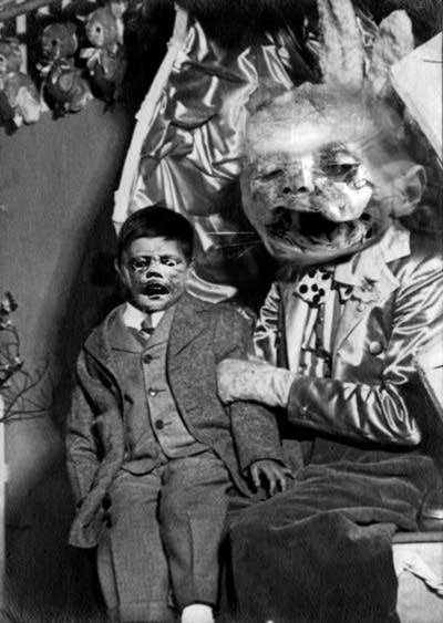 Creepy vintage photo
