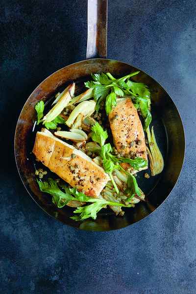 Pan-Roasted Halibut With Capers