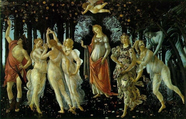 The Primavera by Botticelli