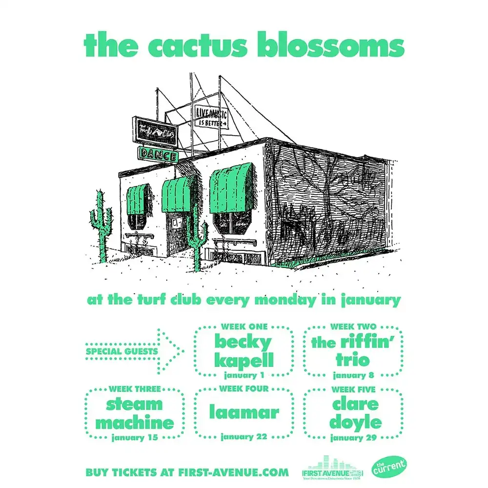 The Cactus Blossoms January 2024 Monday Residency