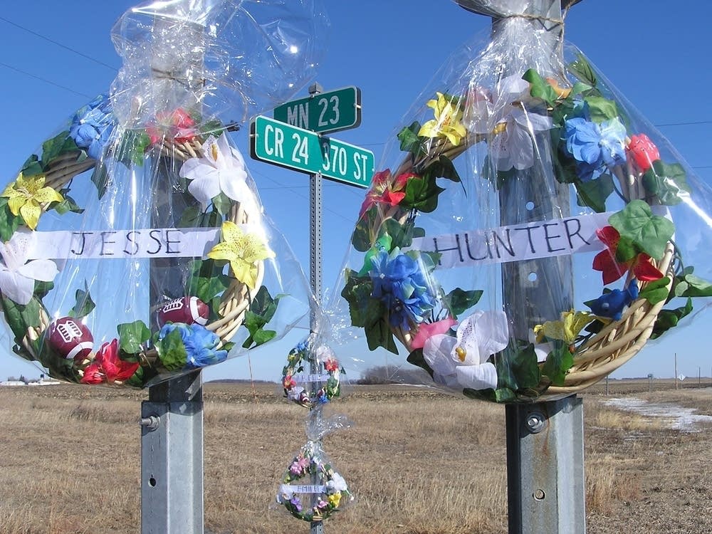 Wreaths for the victims