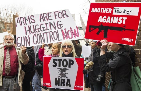 NRA protest