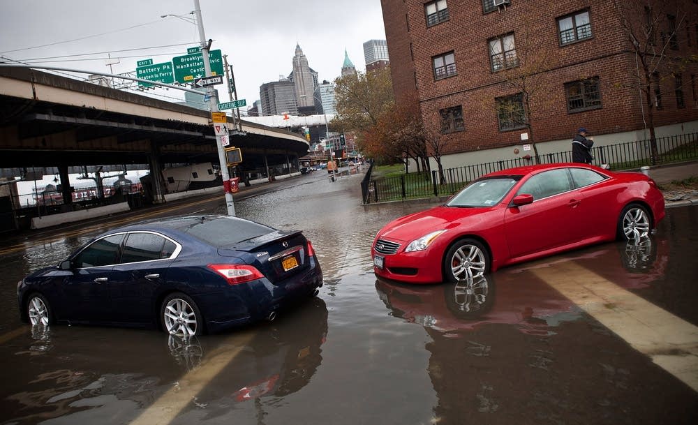 Flooded street