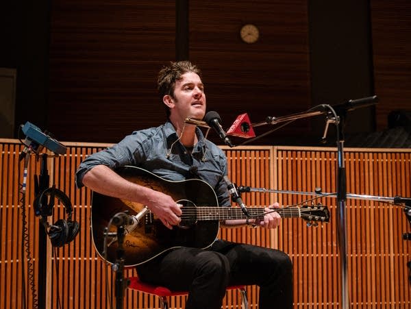 G. Love in The Current studio