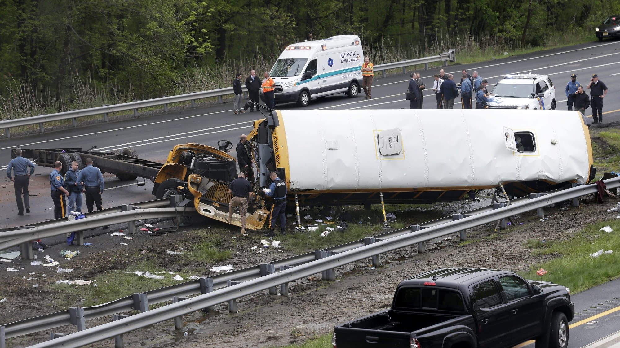 School bus collides with truck, killing teacher and student | MPR News