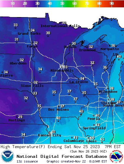 Blustery Thanksgiving; grateful for good weekend travel conditions