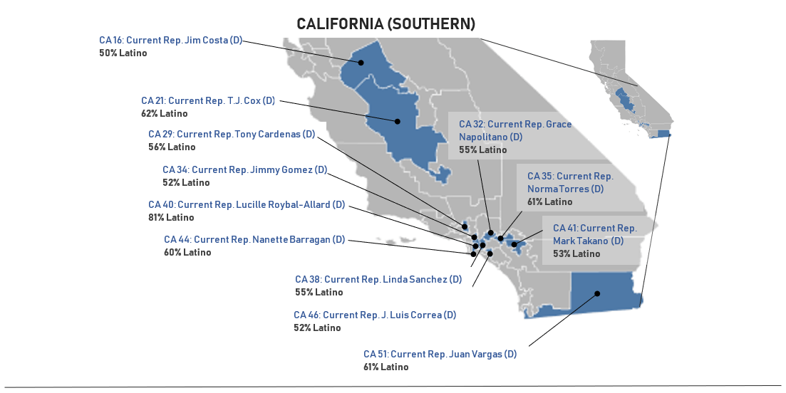 high Latino districts 2 of 2