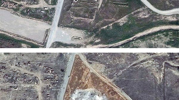 Aerial images show destruction of ancient Christian monastery in Iraq ...