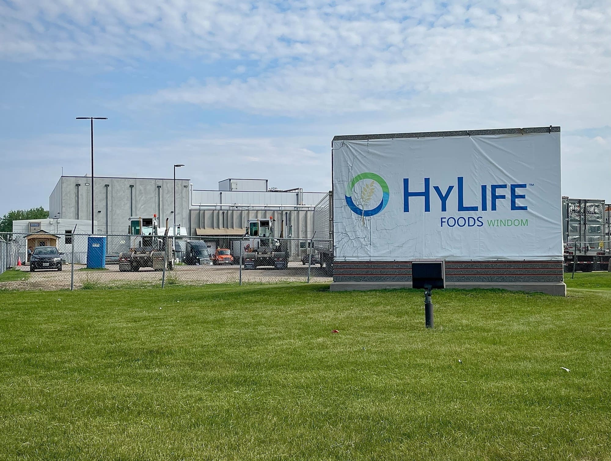 Hylife plant and sign 