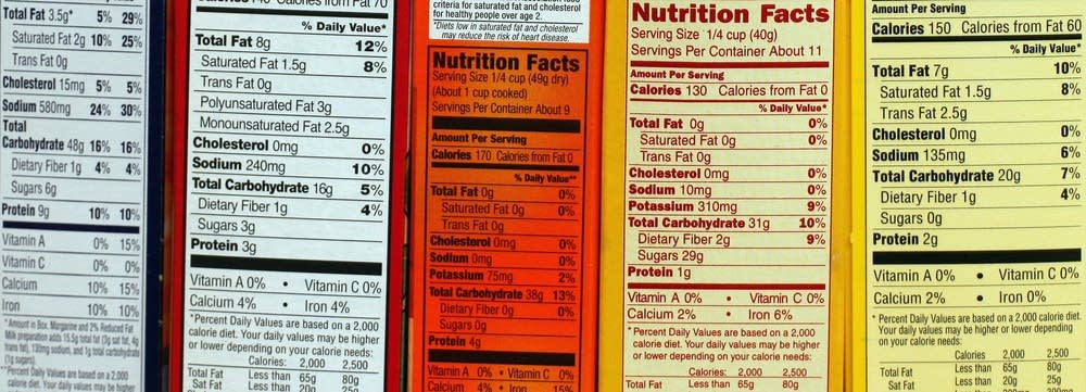 Food labels