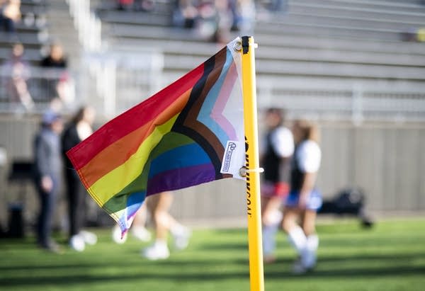flag in ground