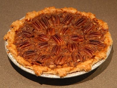 Pumpkin bourbon pie
