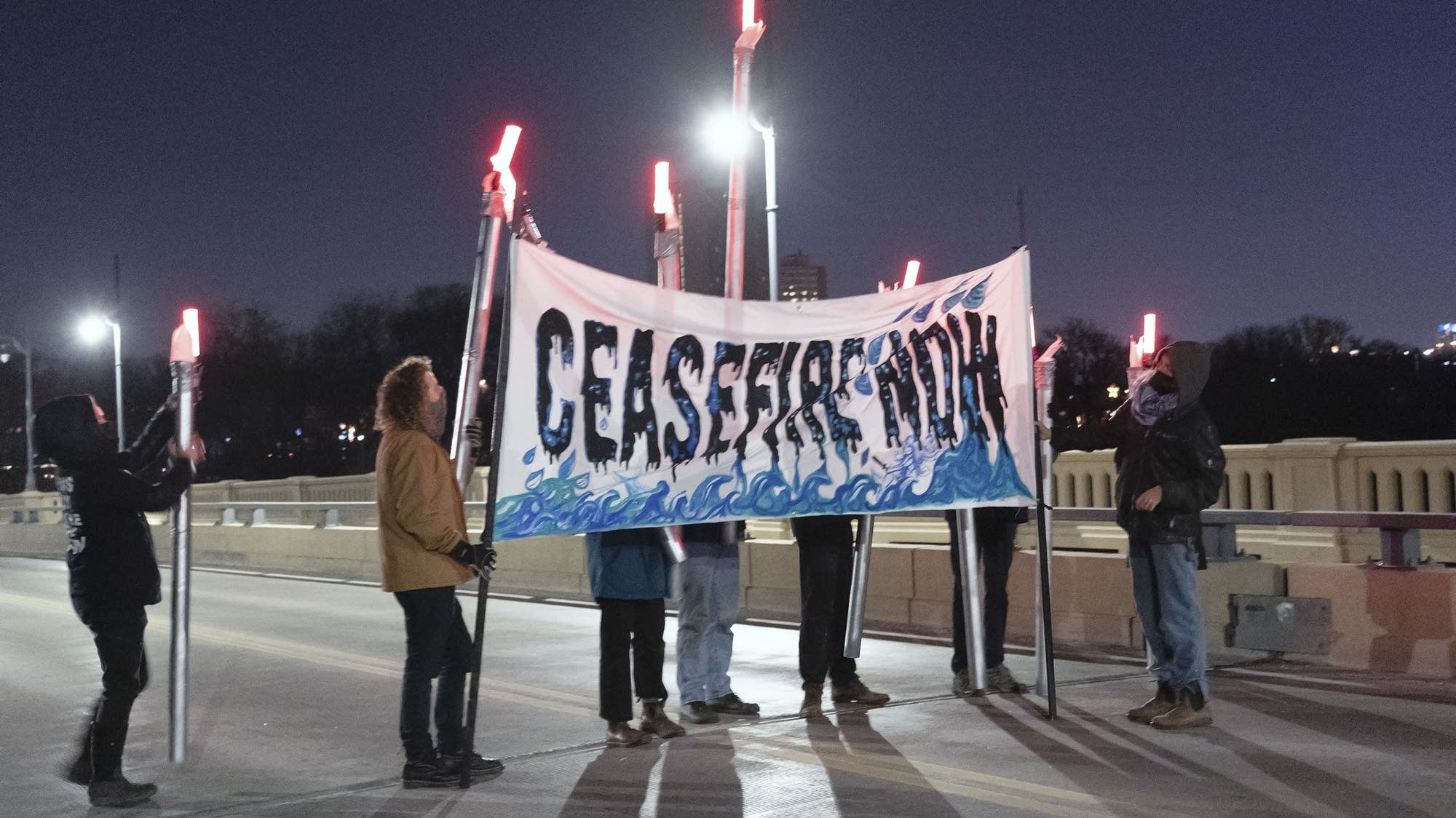 Jewish Voice for Peace demonstrators hold Minneapolis protest calling