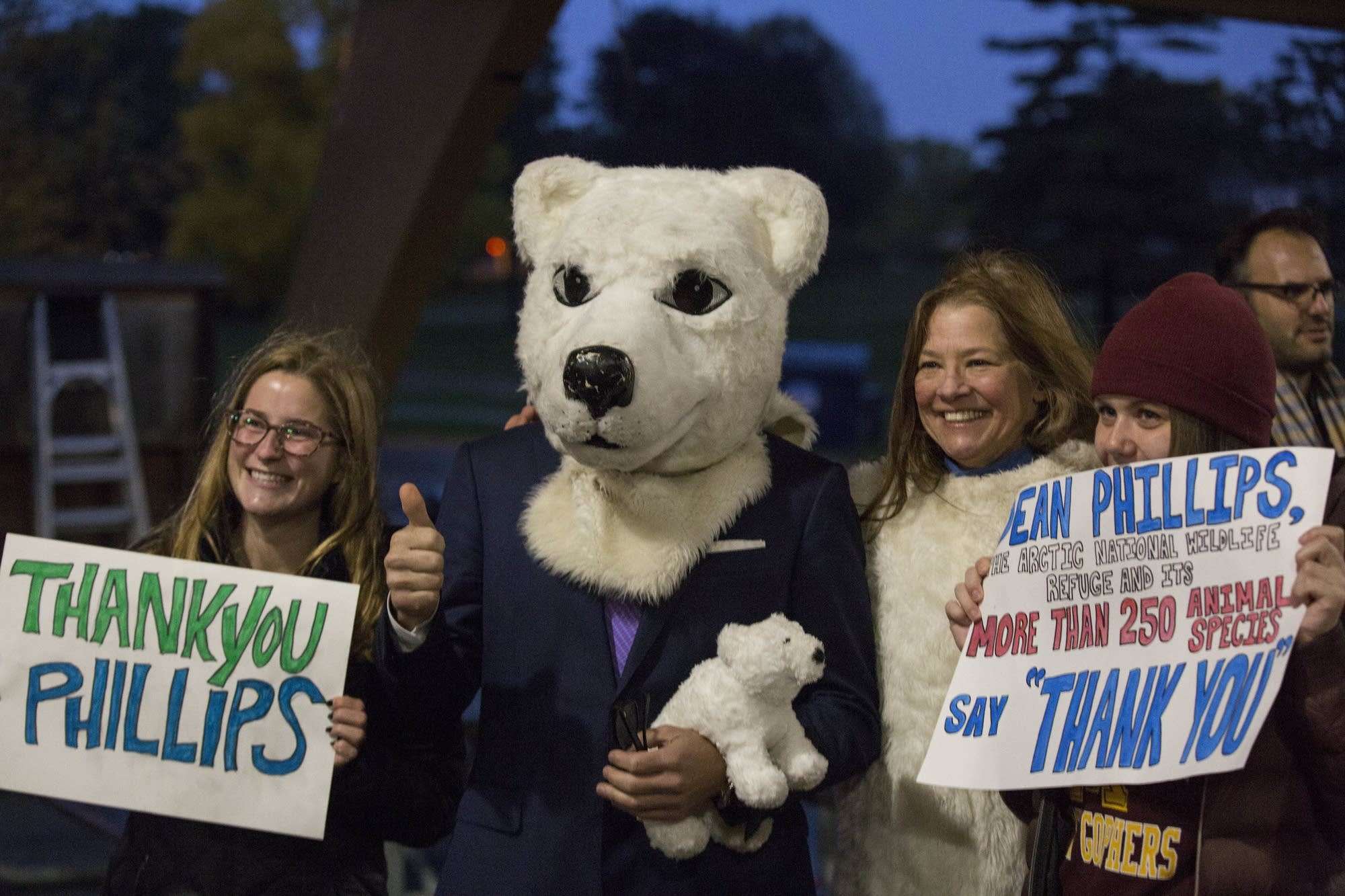 Rachel Elsen, Dean Phillips, Lois Norrgard, and Sophia Gilleand pose.