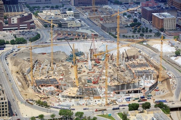 New Vikings stadium opens two years from tomorrow