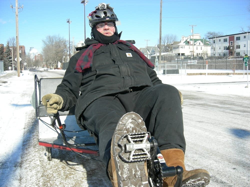 Gary Hoover has pedal power!