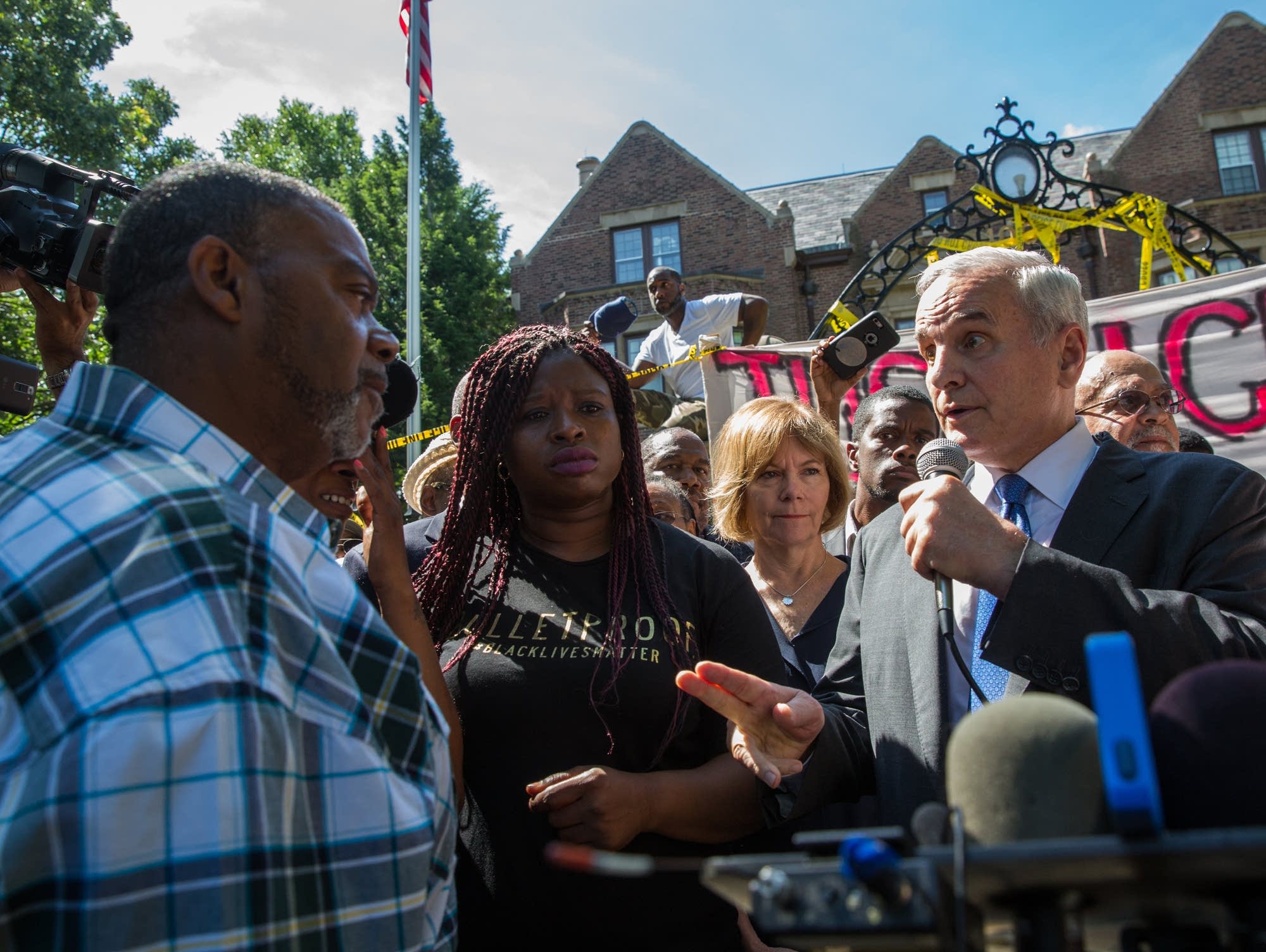 Gov. Mark Dayton and Clarence Castile