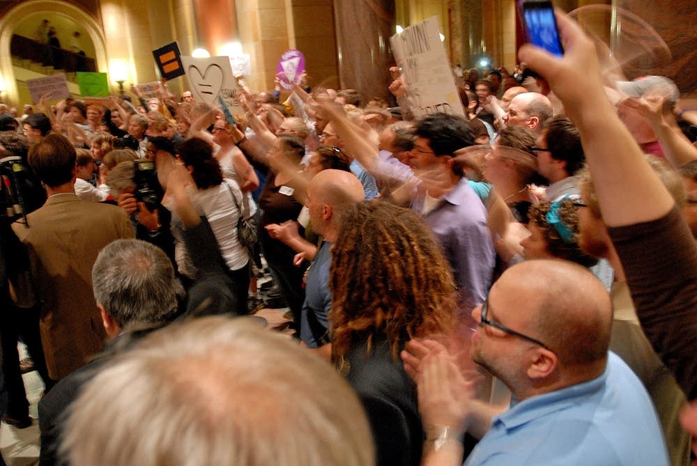 Same-sex marriage protesters
