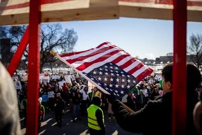 Students rally