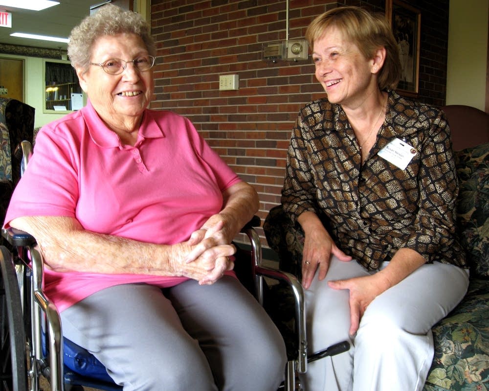 Doris Fevold and Sue Nelson