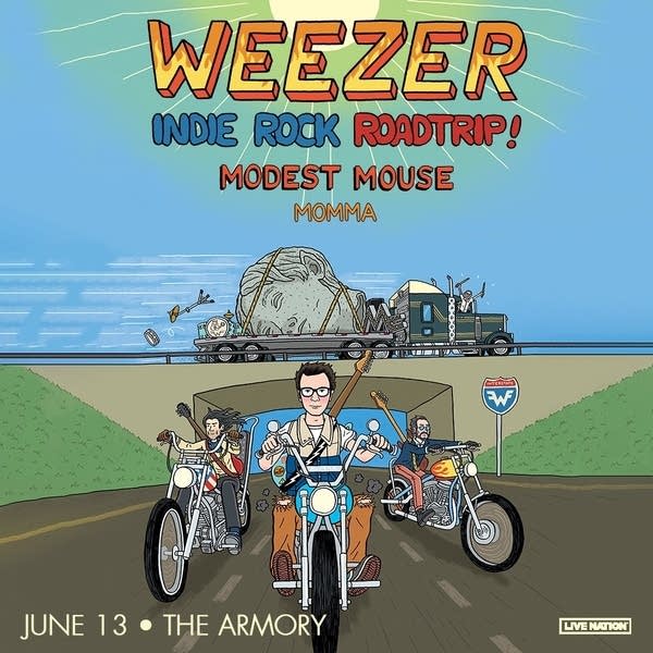 Weezer, Modest Mouse and Momma at the Armory in Minneapolis