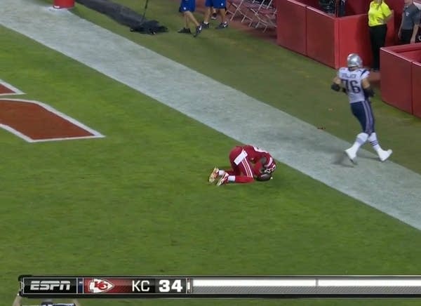 In NFL, prayer is unsportsmanlike. Sometimes