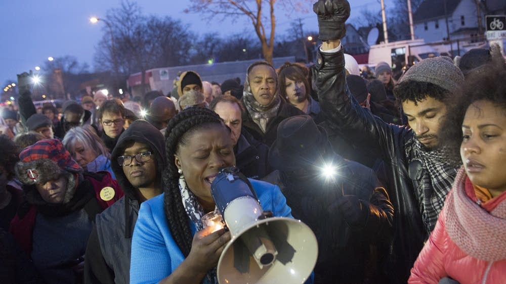 Photos Emotional candlelight vigil rallies protesters MPR News