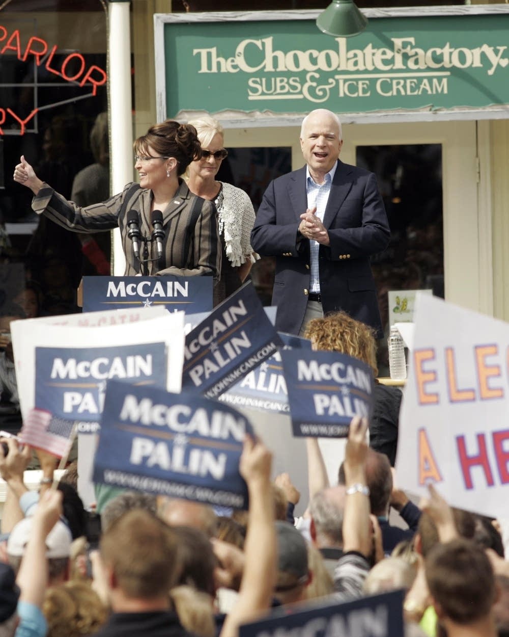 McCain, Palin on the stump in Wisconsin | MPR News