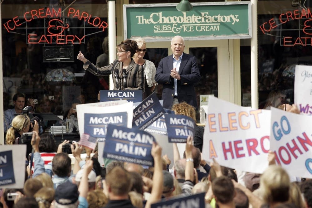 McCain and Palin in Wisconsin