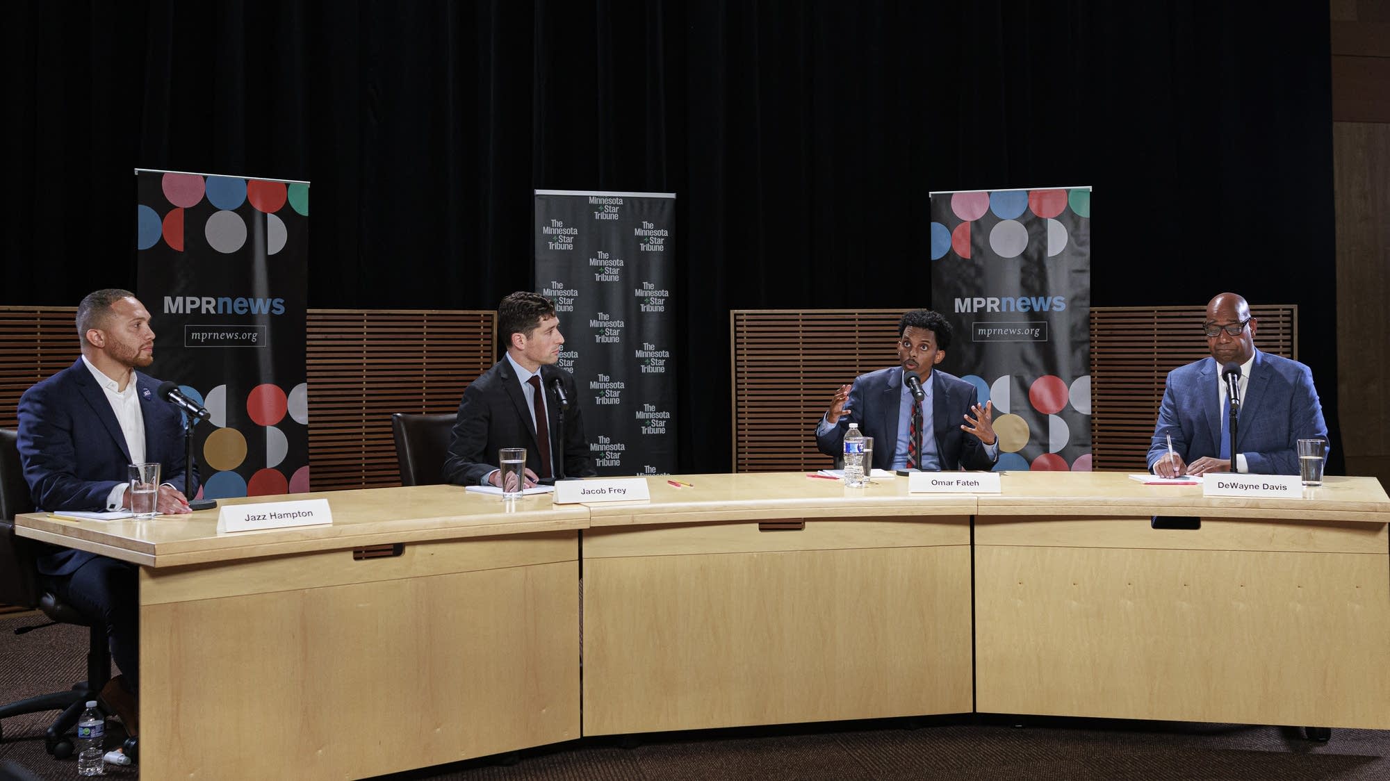 Image for Minneapolis mayor candidates differ over policing, minimum wage at MPR News/Star Tribune debate