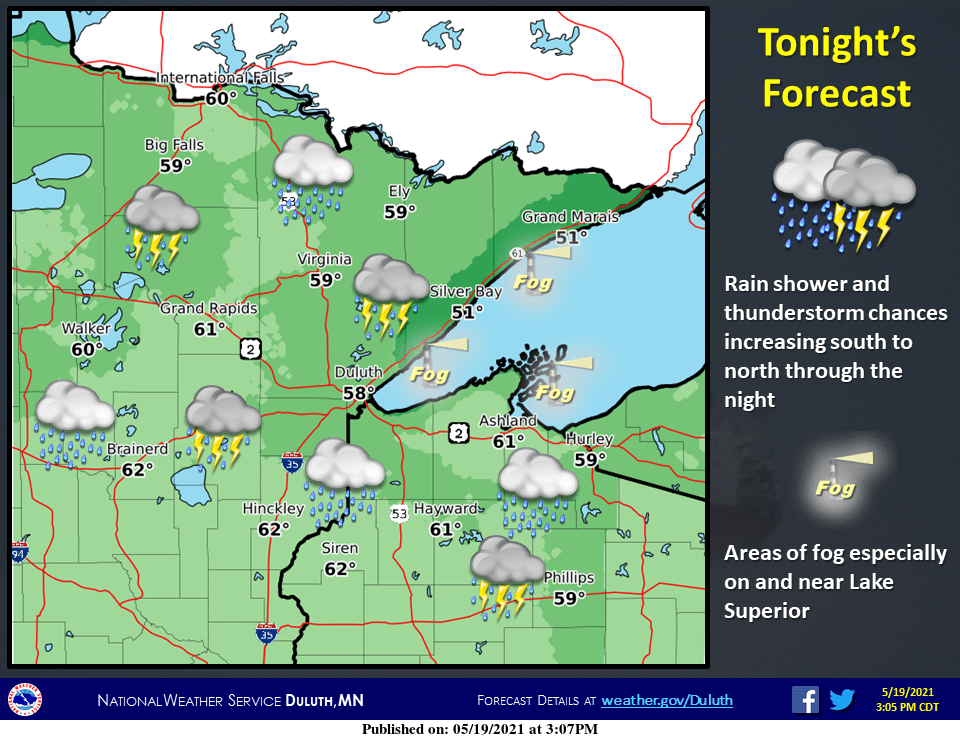 Duluth NWS forecast