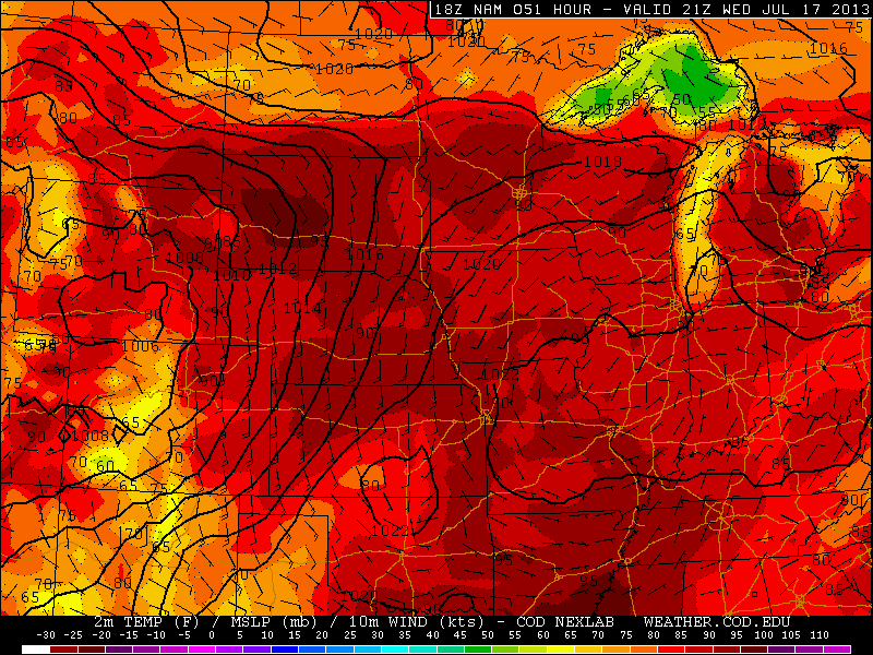 NAM 4 p.m. CDT Wednesday