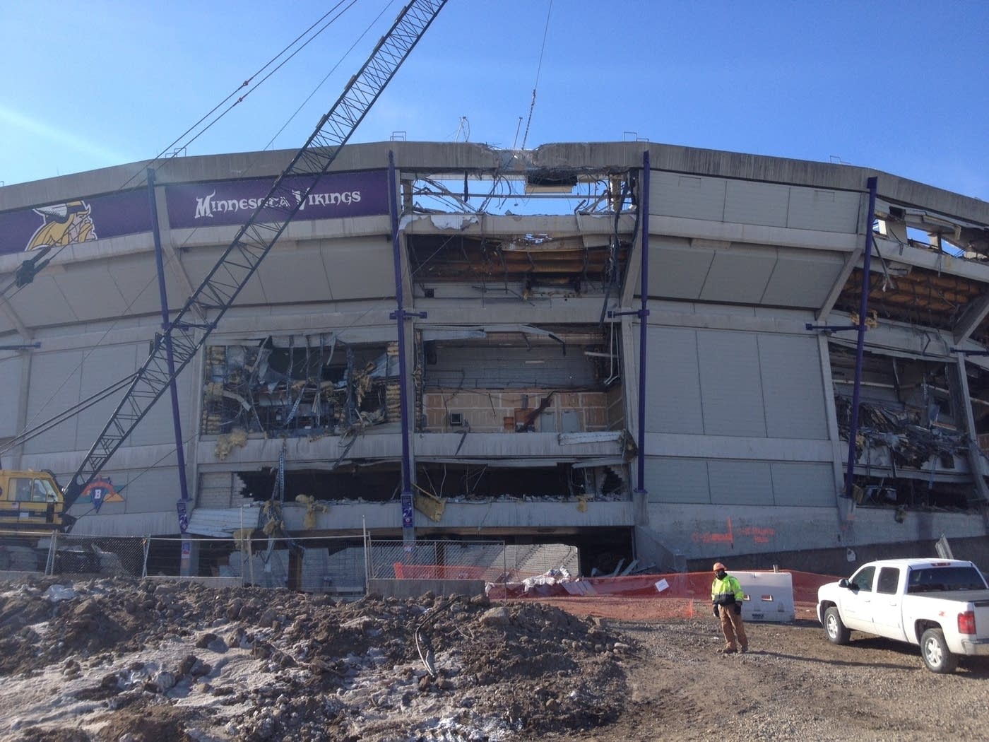 Photos The dismantling of the ‘Dome continues MPR News