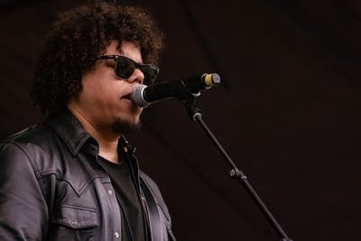 Jake Clemons performing on stage