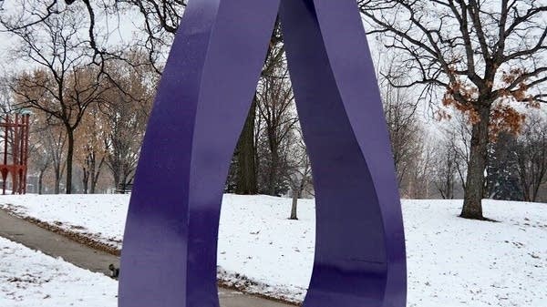 New sculpture, 'Purple Raindrop,' pays tribute to Prince in North