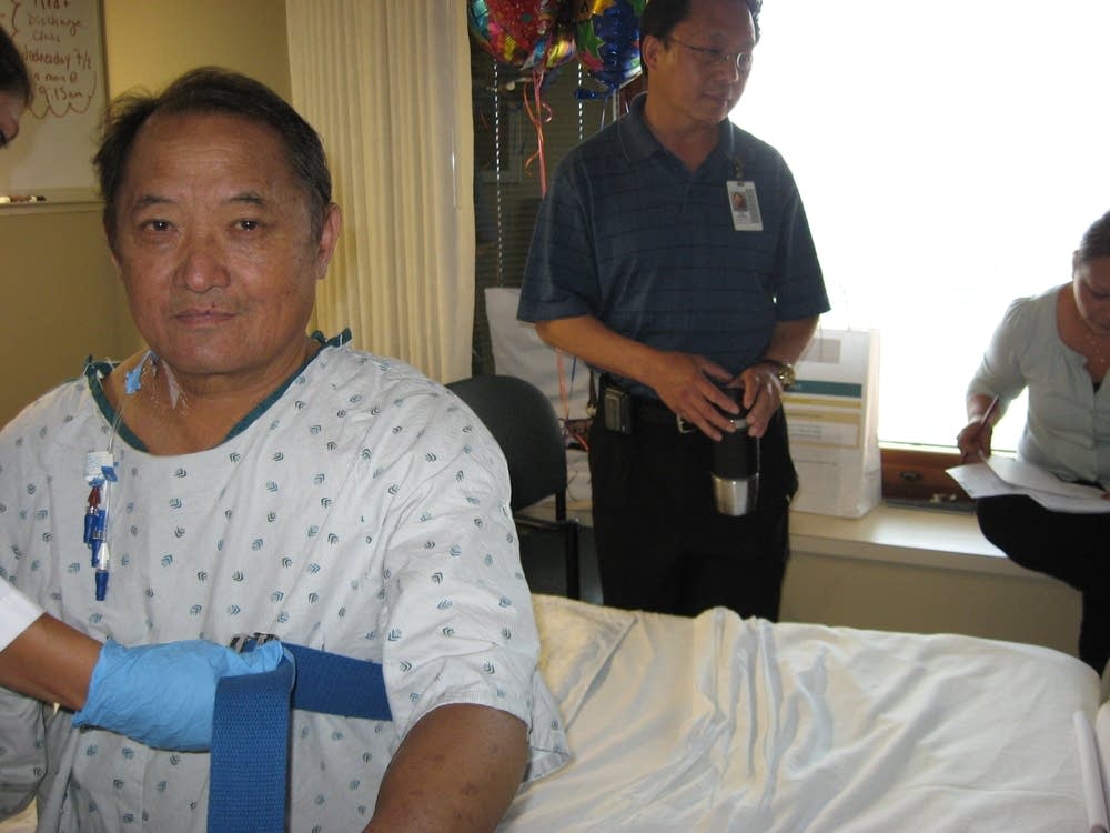 Blia Moua with Ted Xiong
