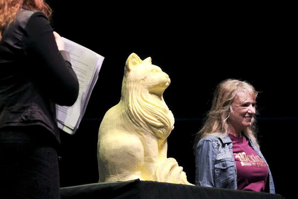 Butter artist Linda Christensen