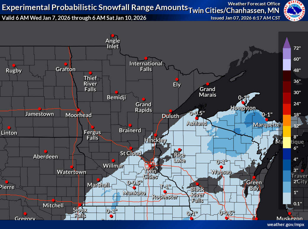 Snow through Friday night