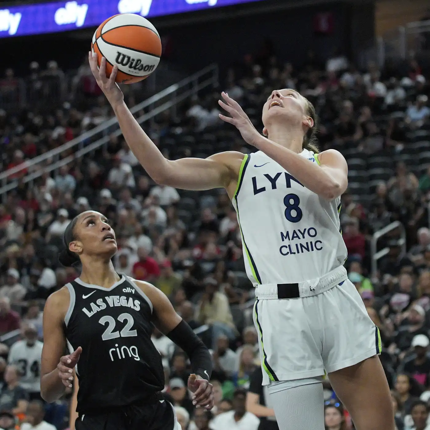 Alanna Smith and A'ja Wilson share WNBA Defensive Player of the