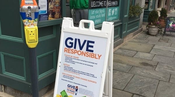 New Haven, Conn. has so far installed four donation meters with plans for six more in downtown locations. 
