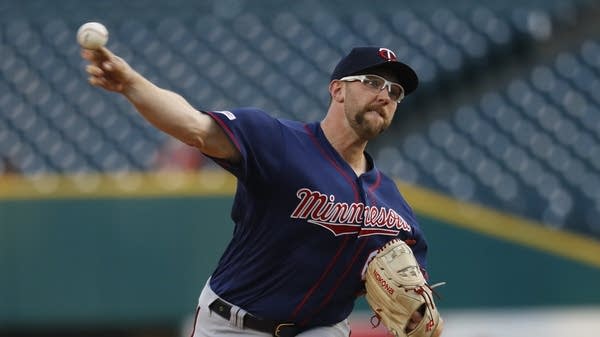 Minnesota Twins pitcher Randy Dobnak