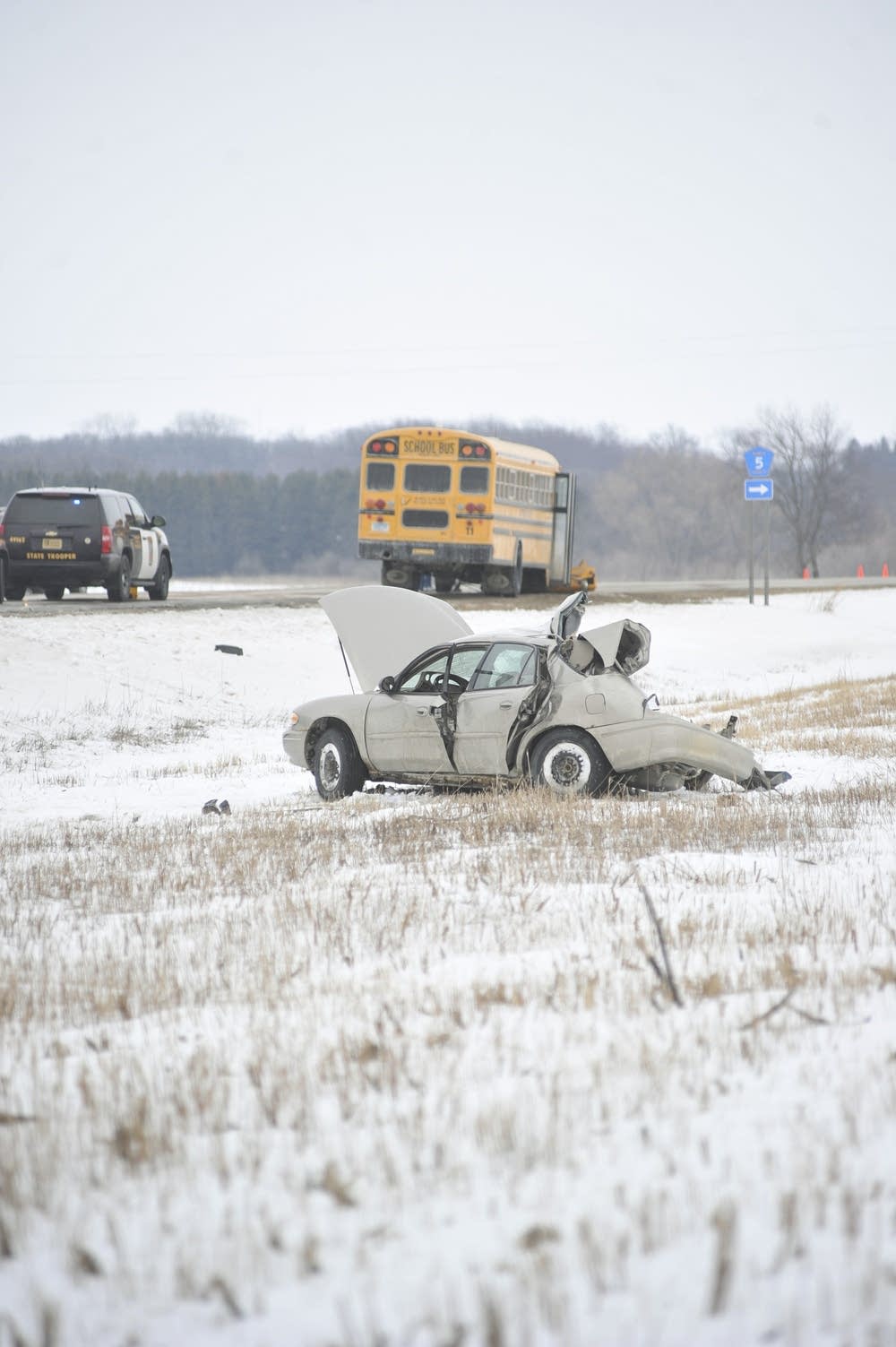 School bus crash