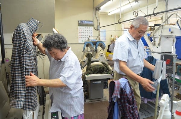 Hyen Sook Kang and Tae Park have owned Sun Dry Cleaners since 1985.