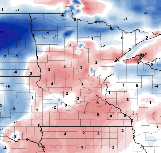 Warmer with a few showers Thursday; more showers overnight into Friday, weekend