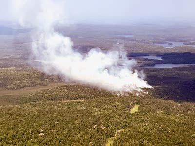 Hot, dry weather fueling wildfires in northern Minnesota's Boundary Waters