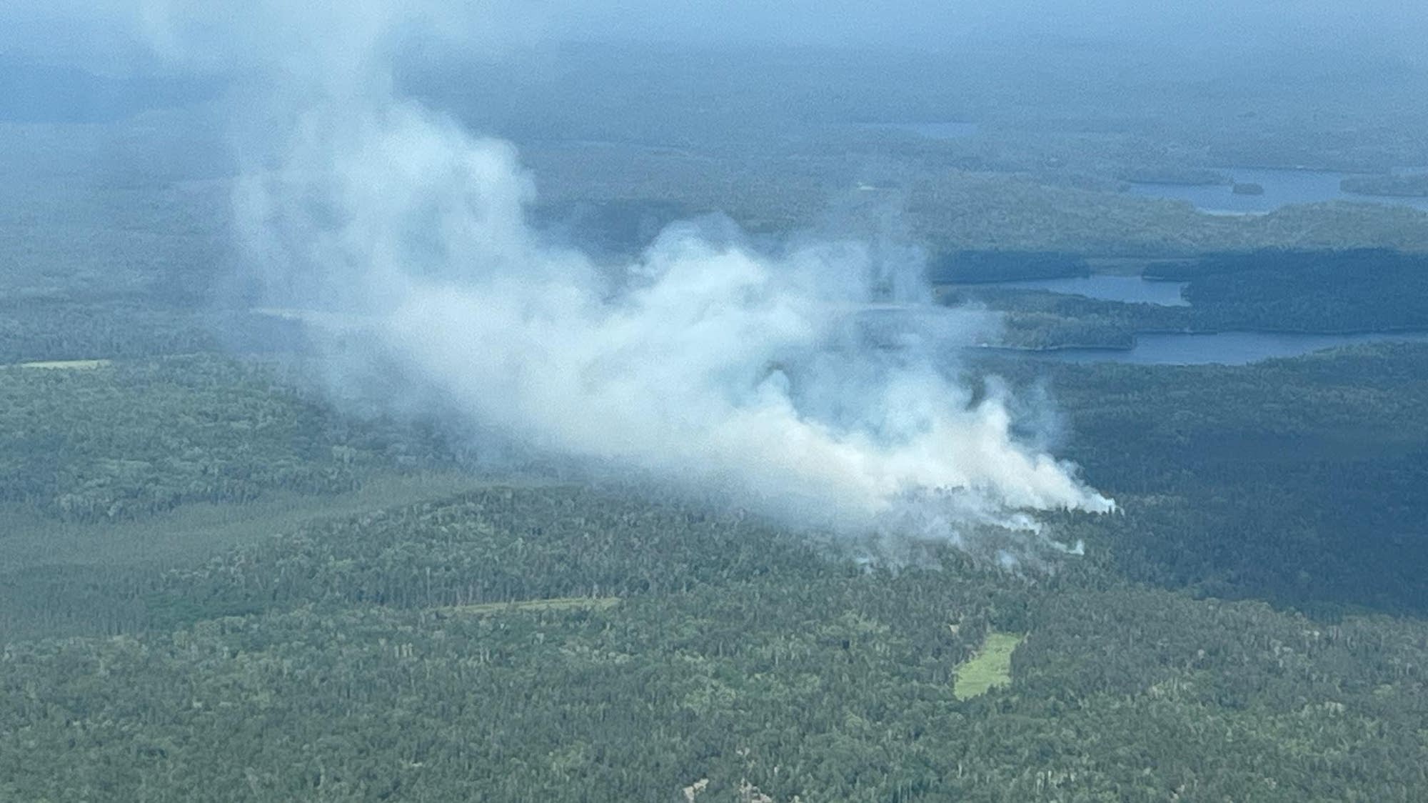 Hot, dry weather fueling wildfires in northern Minnesota's Boundary Waters