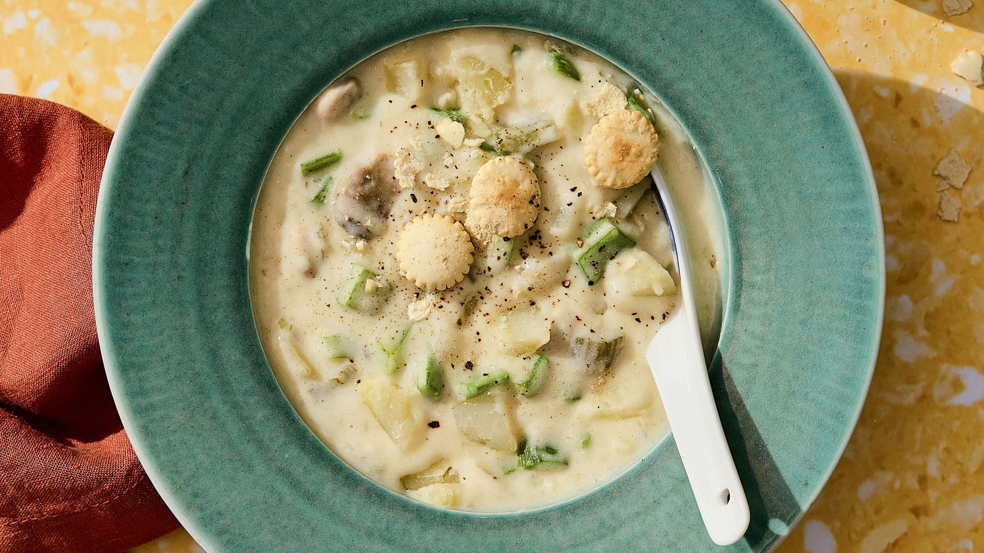TST_Babas clam chowder from Have you Eaten yet cookbook