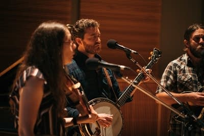 Trout Steak Revival perform in the Radio Heartland studio