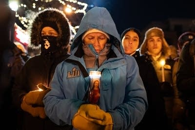 People gather at a vigil-1
